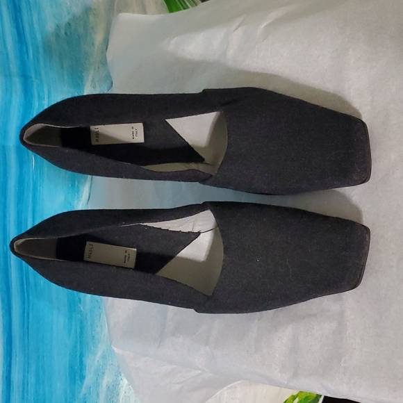 Bruno MAGLI WOOL PUMPS SQUARE TOE BLOCK HEELS SIZE 37 1/2 ( 7 ) - Picture 1 of 6